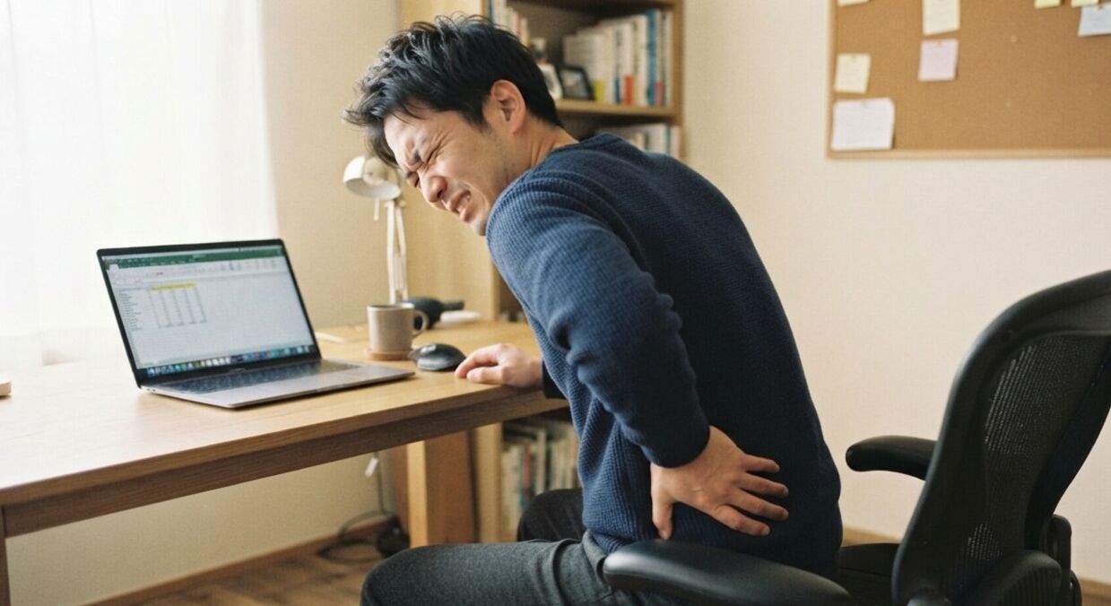 腰の痛みを訴える方のイメージ